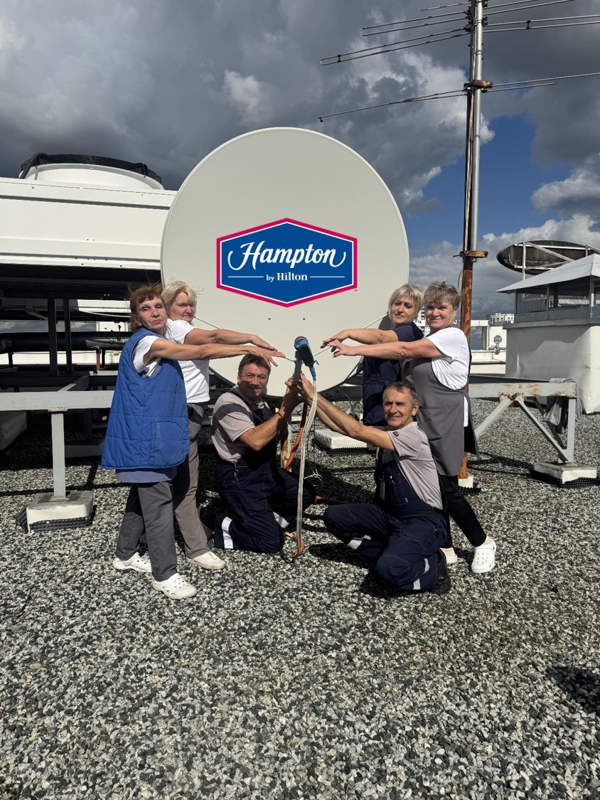 Общий кадр коллектива Hampton by Hilton